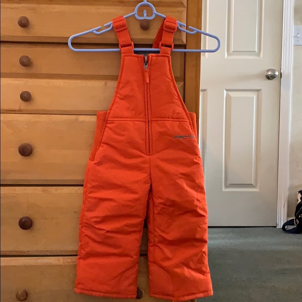 Arctix snow pants, orange, only worn 1X